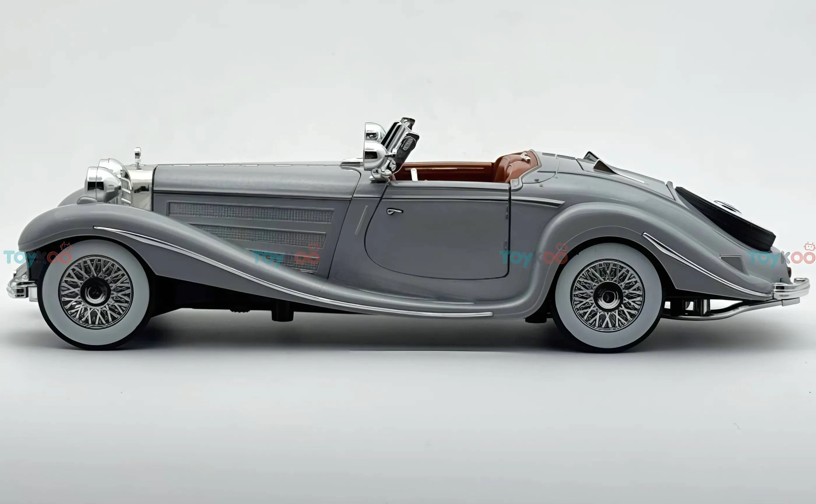 1936 Mercedes-Benz 500K 1:18 roadster  diecast scale model car - Big Size - Image 8