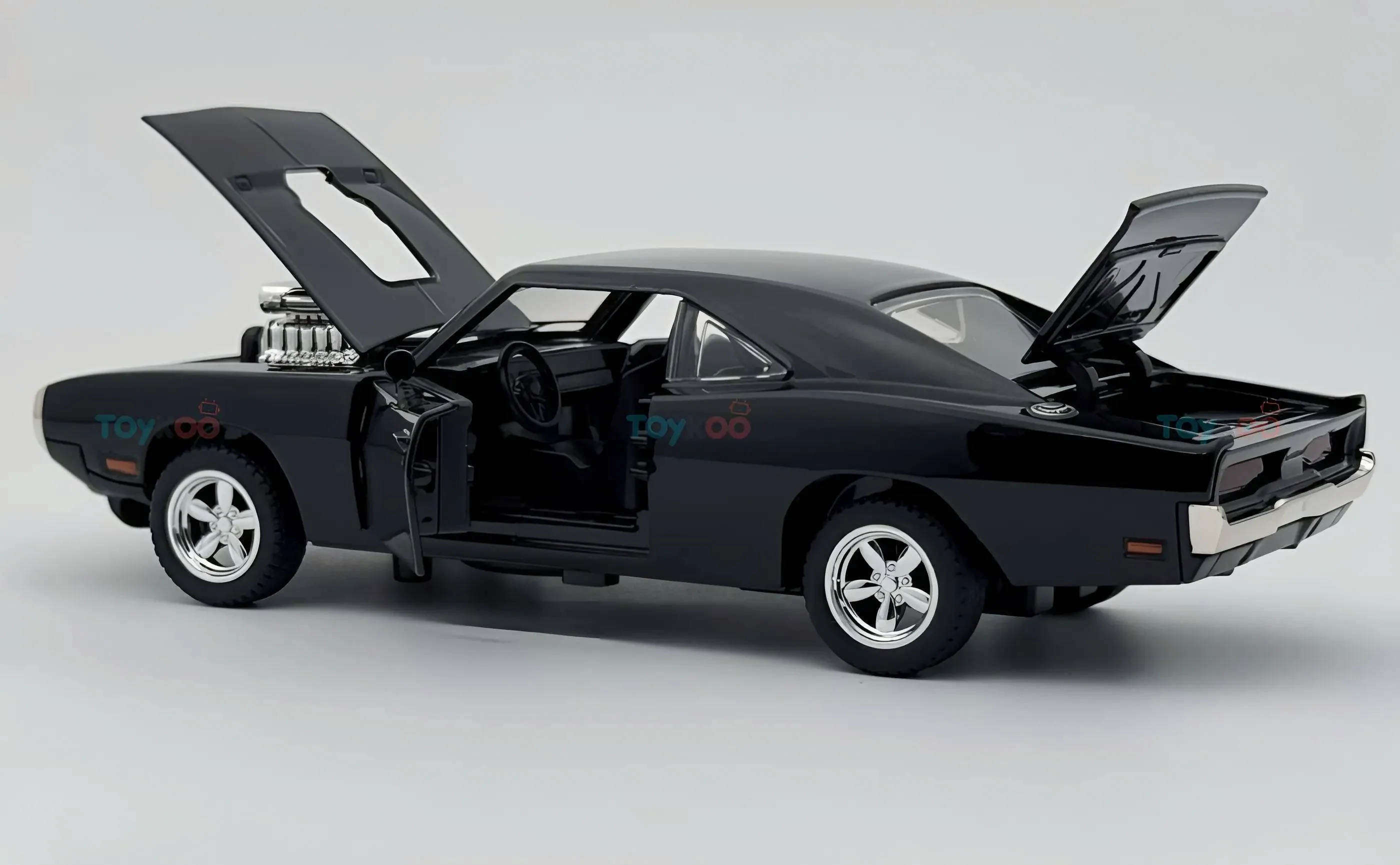 1970 Dodge Charger Fast & Furious 1:18 diecast Scale Model Car - Big Size - Image 8
