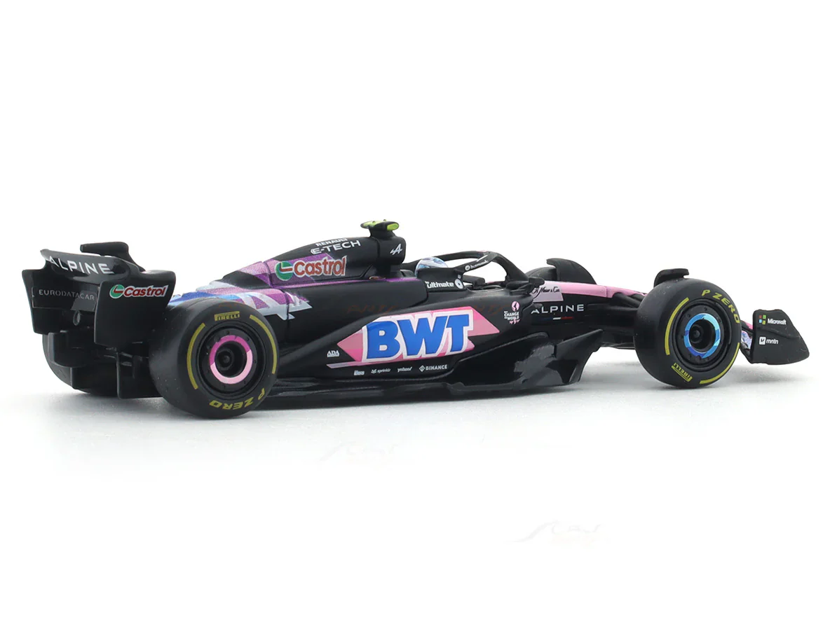 2024 Alpine A524 No. 10 Pierre Gasly 1:43 Bburago Formula 1 diecast scale model car - Image 4