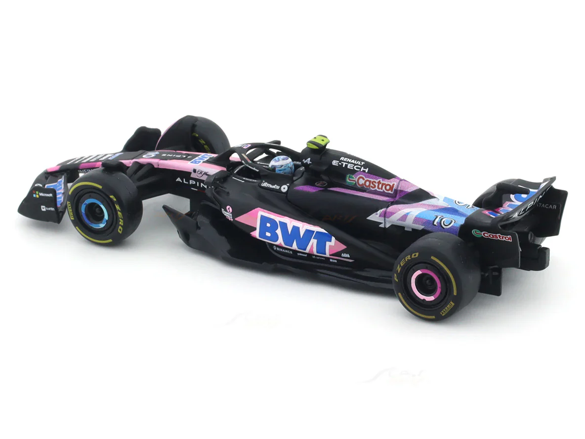 2024 Alpine A524 No. 10 Pierre Gasly 1:43 Bburago Formula 1 diecast scale model car - Image 8