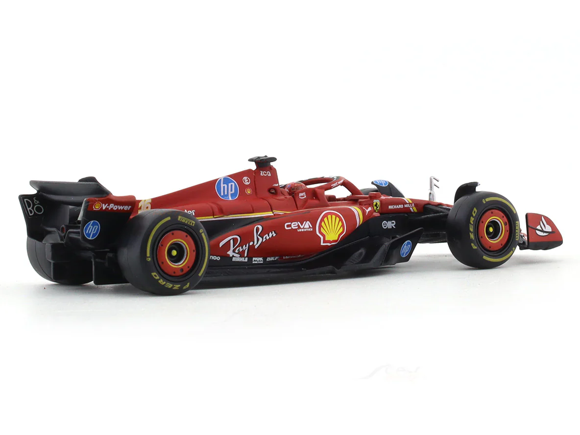 2024 Ferrari SF24 Charles Leclerc 1:43 Bburago Formula 1 diecast scale model car - Image 4