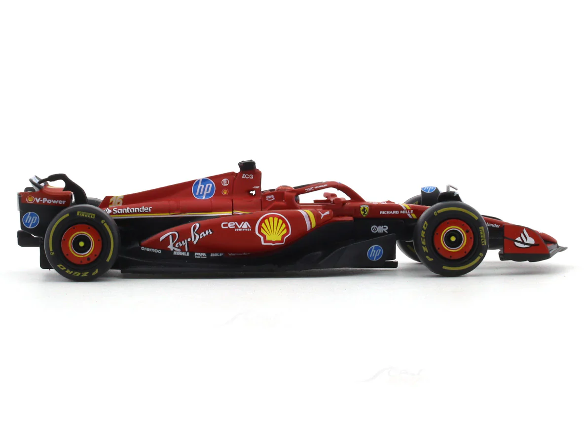 2024 Ferrari SF24 Charles Leclerc 1:43 Bburago Formula 1 diecast scale model car - Image 5