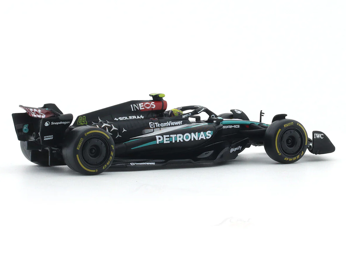 2024 Mercedes-AMG W15 No. 44 Lewis Hamilton 1:43 Bburago Formula 1 diecast scale model car - Image 4