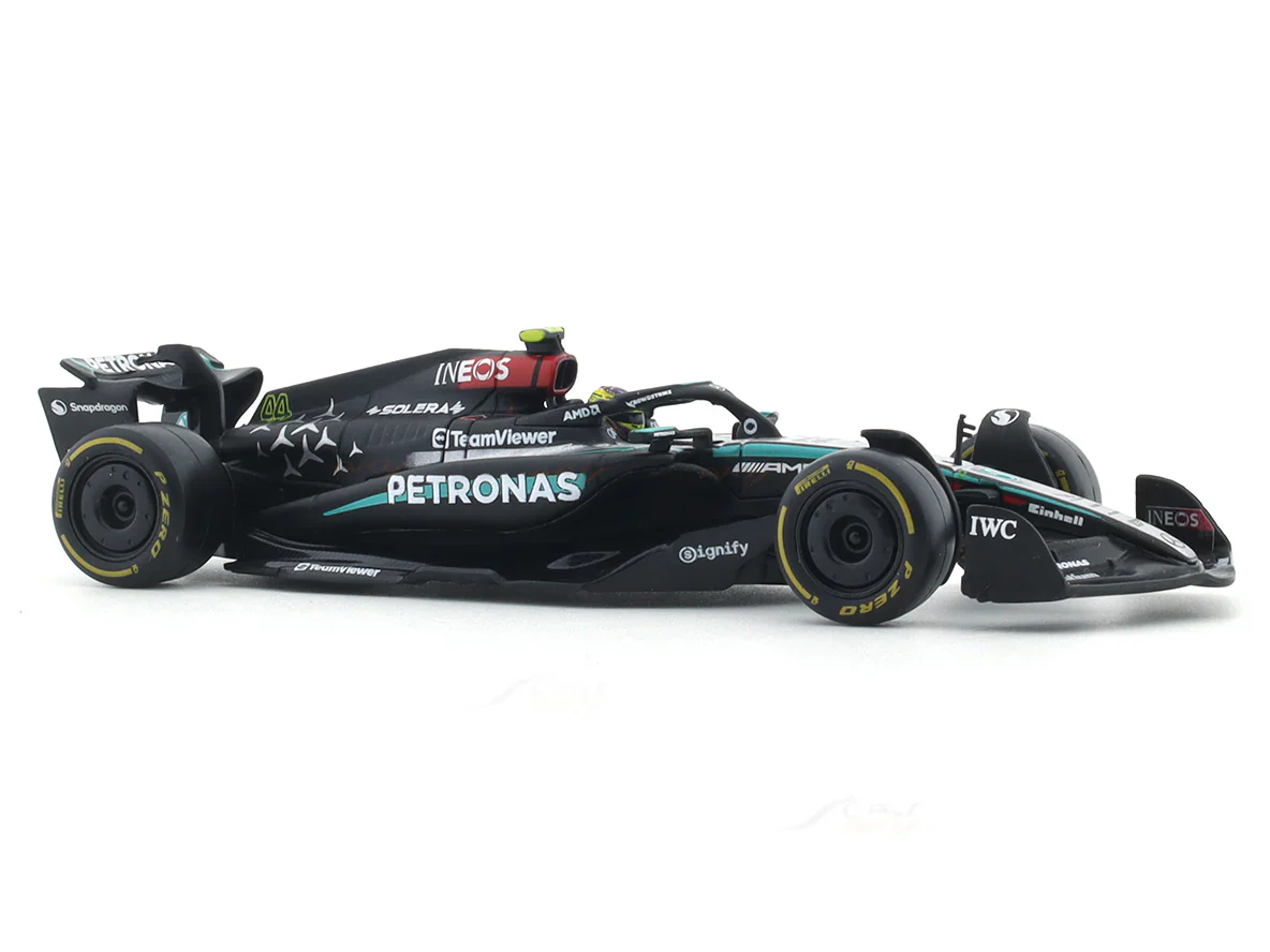 2024 Mercedes-AMG W15 No. 44 Lewis Hamilton 1:43 Bburago Formula 1 diecast scale model car - Image 6