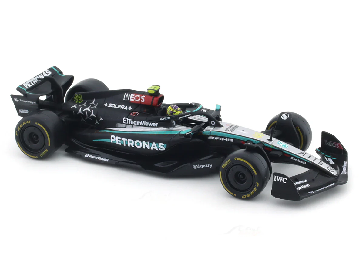 2024 Mercedes-AMG W15 No. 44 Lewis Hamilton 1:43 Bburago Formula 1 diecast scale model car - Image 7