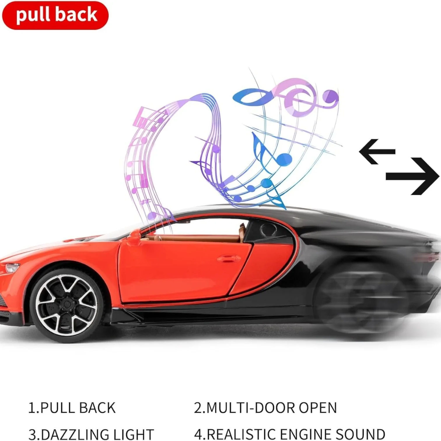 BUGATTI CHIRON METAL 1:24  DIE-CAST - Image 15