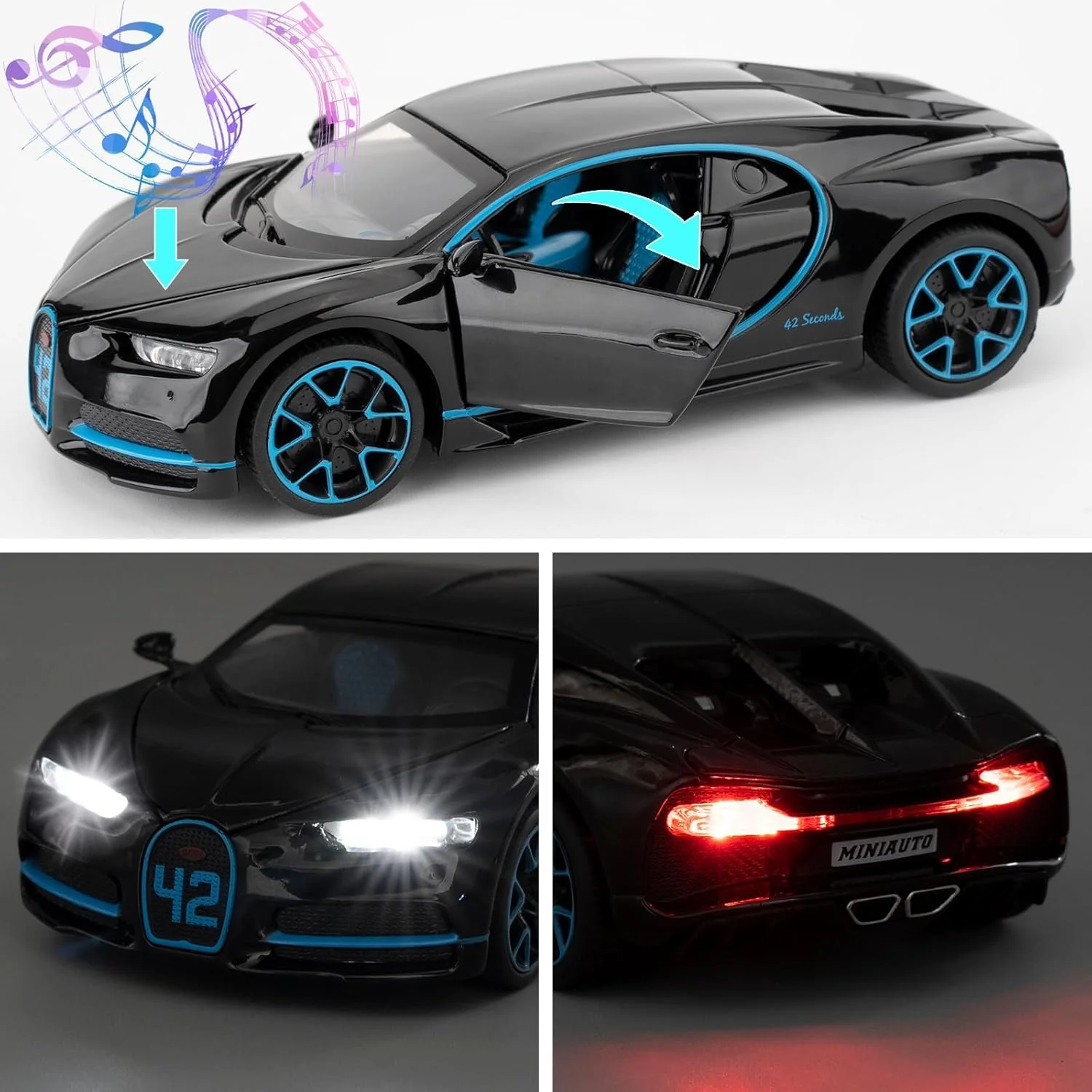 BUGATTI CHIRON METAL 1:24  DIE-CAST - Image 3