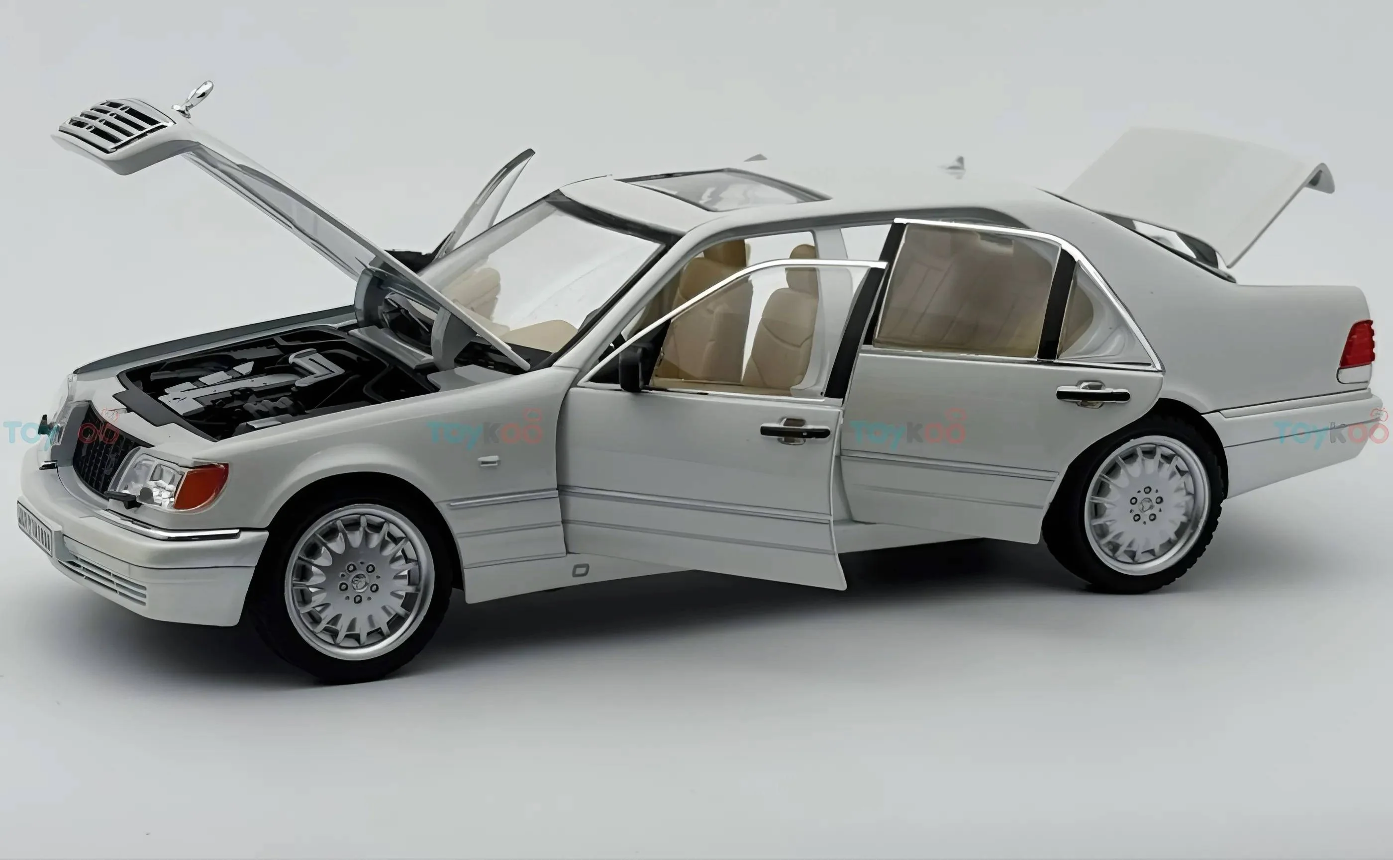 Mercedes-Benz W140 S-Class 1:18 diecast scale model car - Big Size - Image 6