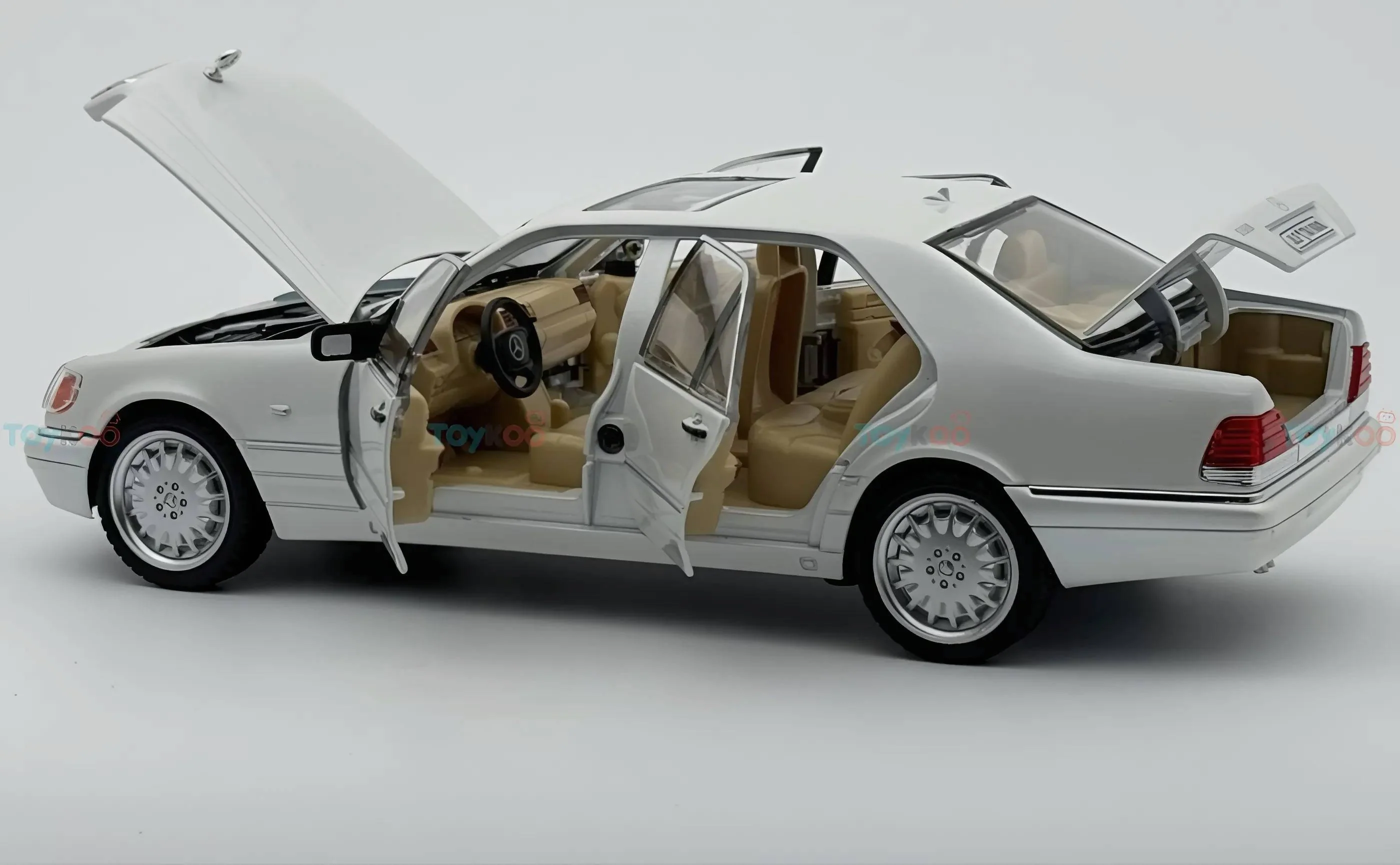 Mercedes-Benz W140 S-Class 1:18 diecast scale model car - Big Size - Image 7