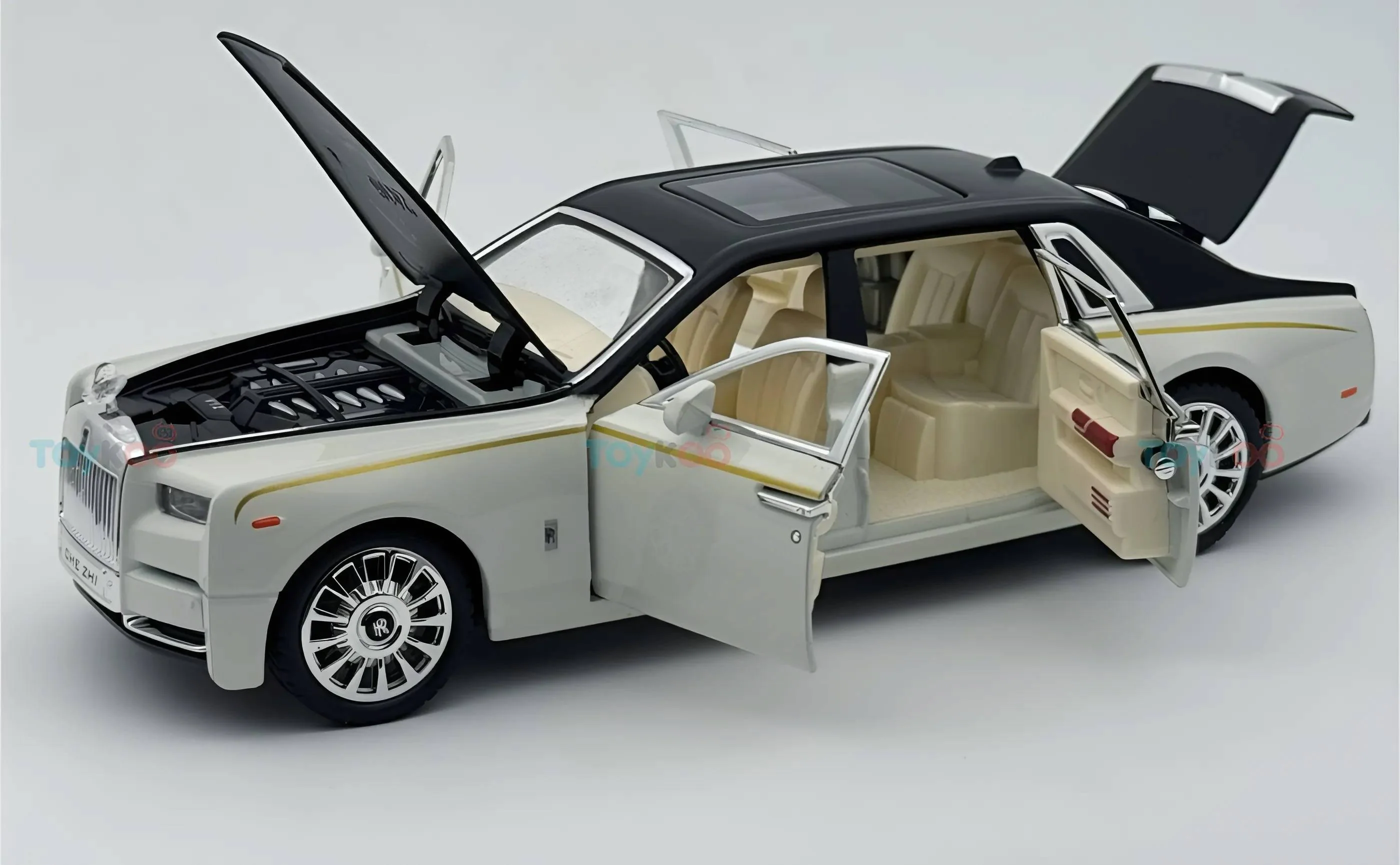 Rolls Royce Phantom VIII 1:18 diecast scale model miniature car - Big Size - Image 3