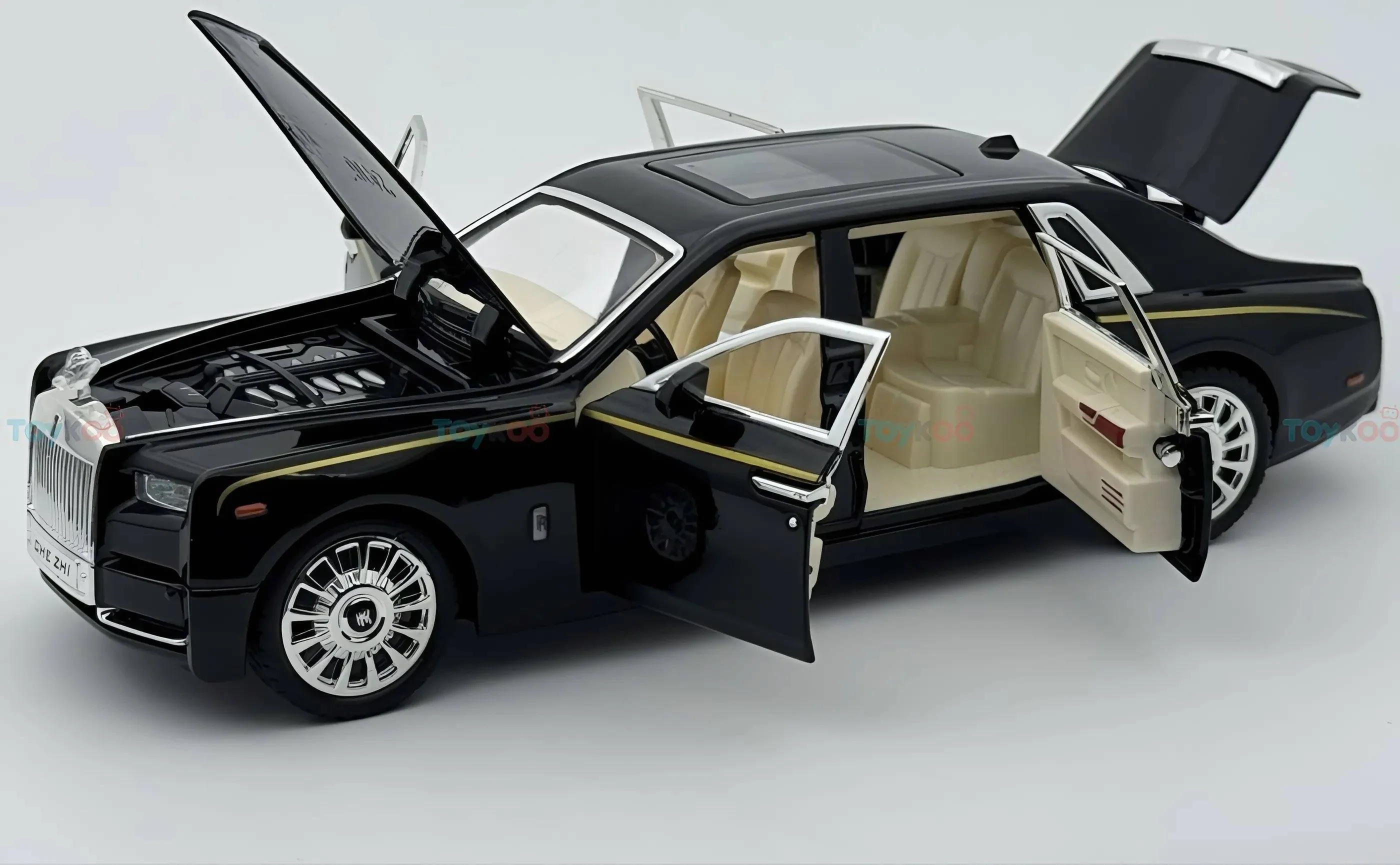Rolls Royce Phantom VIII 1:18 diecast scale model miniature car - Big Size - Image 7