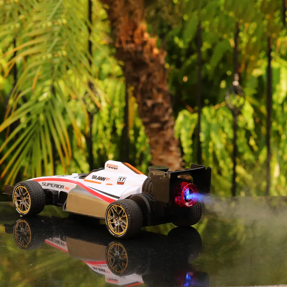 Speed Formula Remote Controlled Racing Car Toy with Lights and Spray Effect | Scale 1:14 - Image 4