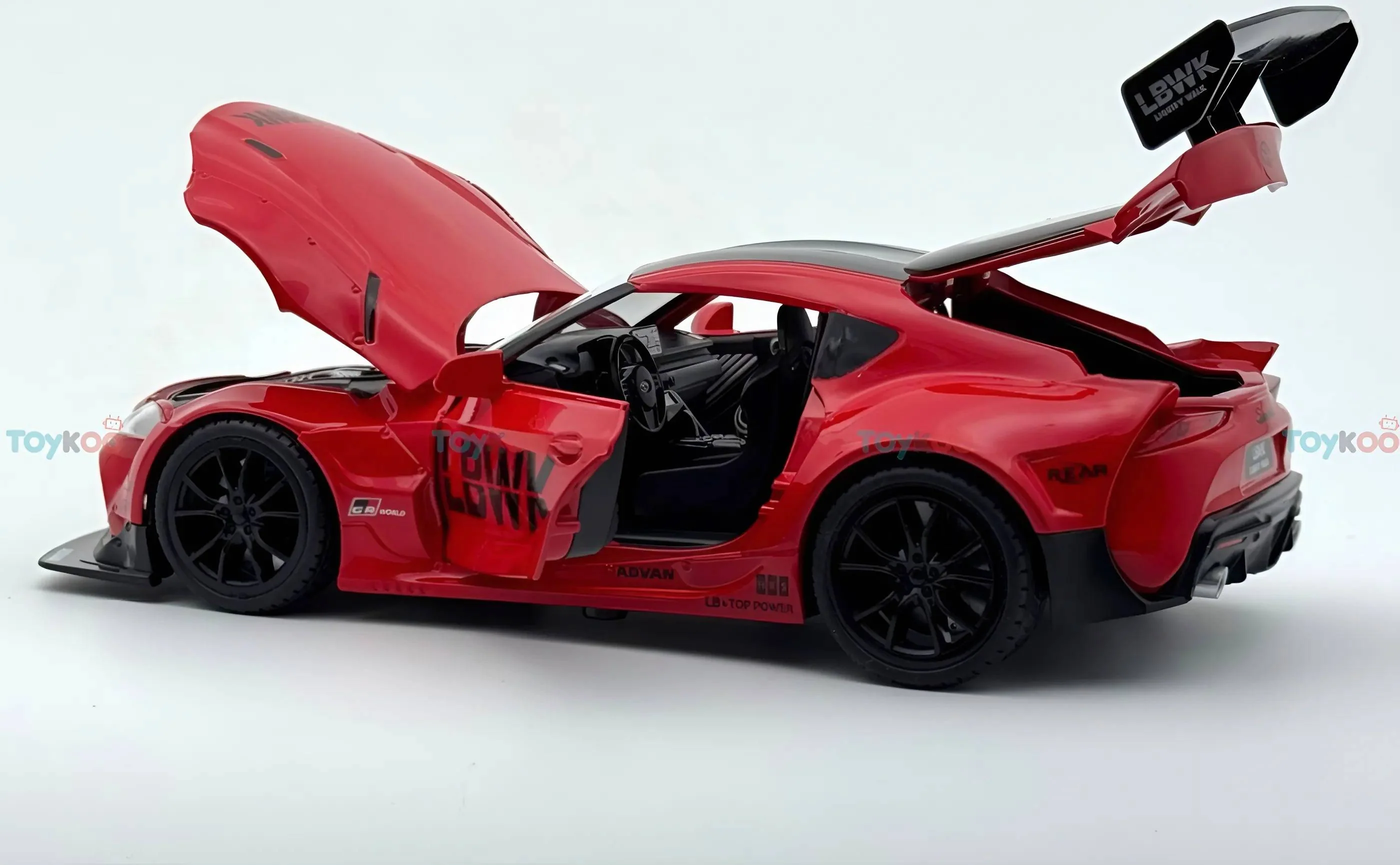 Toyota Supra GR LBWK 1:18 diecast scale model car collectible - Big Size - Image 8